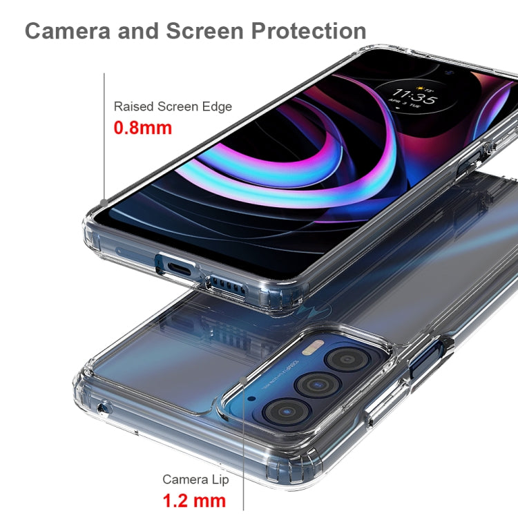 For Motorola Edge 2021 Shockproof Scratchproof TPU + Acrylic Protective Case