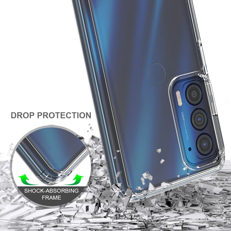For Motorola Edge 2021 Shockproof Scratchproof TPU + Acrylic Protective Case