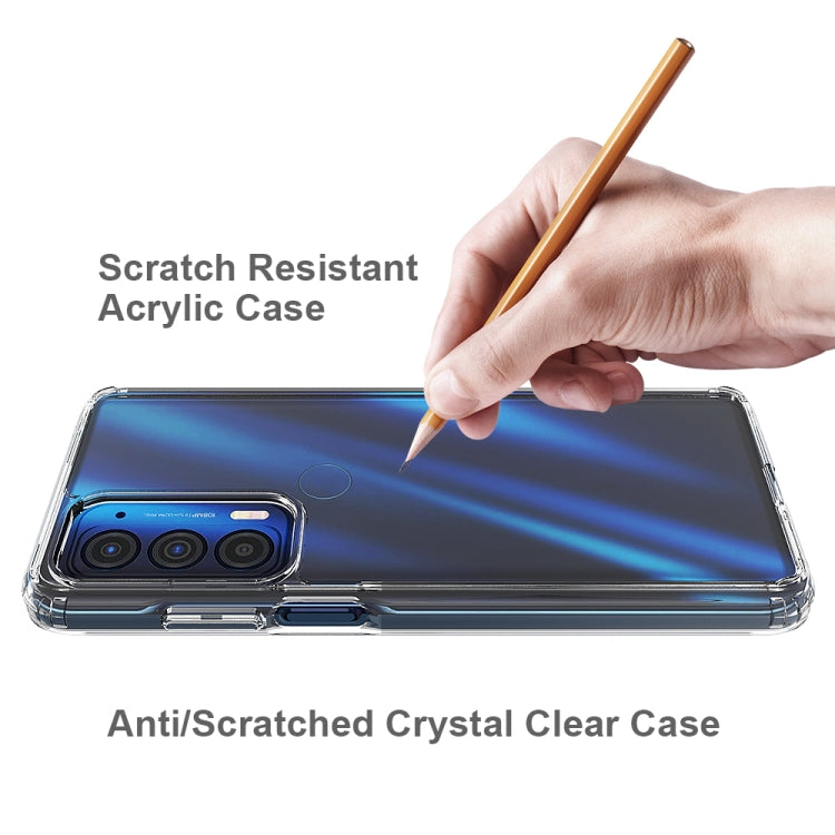 For Motorola Edge 2021 Shockproof Scratchproof TPU + Acrylic Protective Case