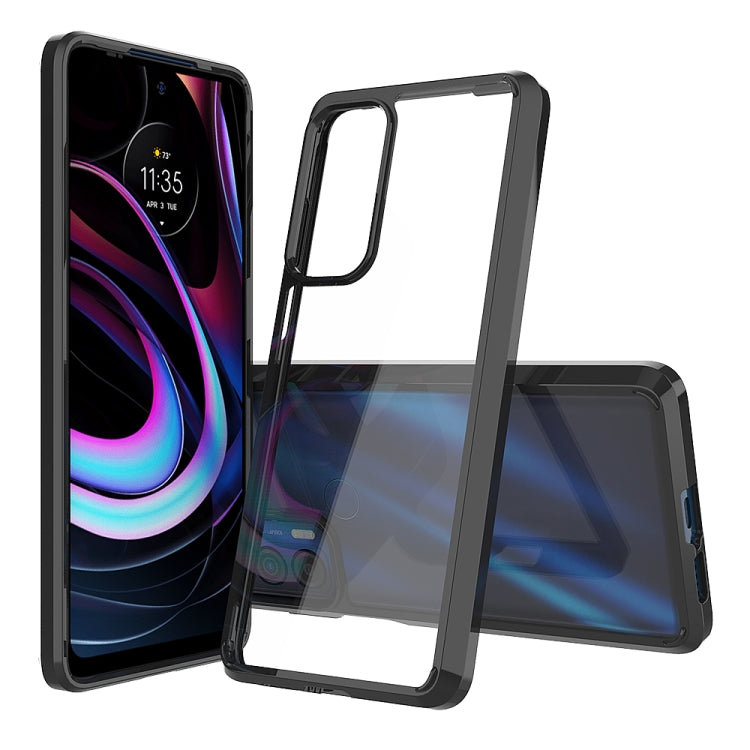 For Motorola Edge 2021 Shockproof Scratchproof TPU + Acrylic Protective Case
