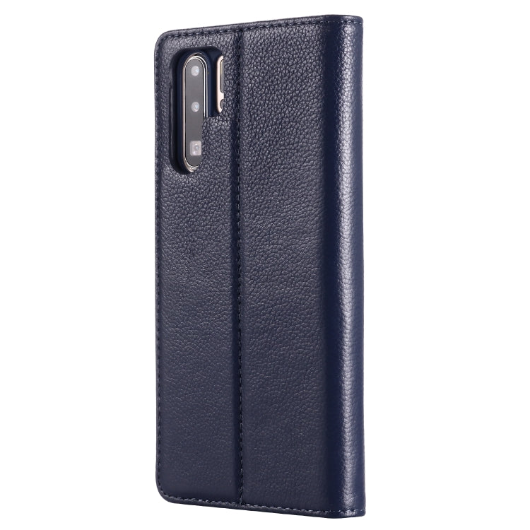 For Huawei P30 Pro GEBEI Top-grain Leather Horizontal Flip Protective Case with Holder & Card Slots