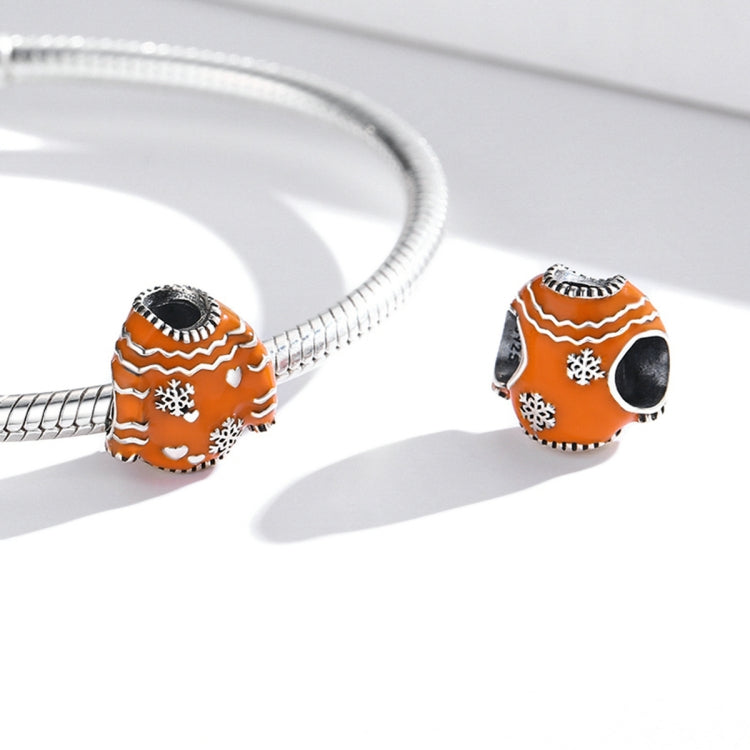 S925 Sterling Silver Warm Sweater Beads DIY Bracelet Necklace Accessories