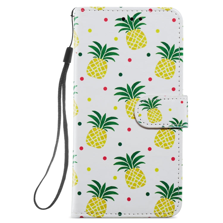 For iPhone 13 Painted Pattern Horizontal Flip Leather Case with Holder & Card Slots & Photo Frame