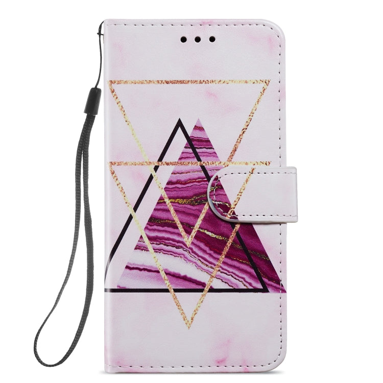 For iPhone 13 Painted Pattern Horizontal Flip Leather Case with Holder & Card Slots & Photo Frame