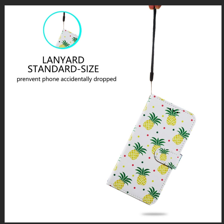 For iPhone 13 mini Painted Pattern Horizontal Flip Leather Case with Holder & Card Slots & Photo Frame