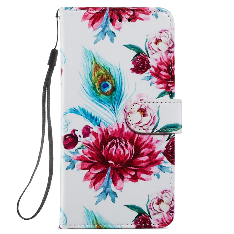 For iPhone 13 mini Painted Pattern Horizontal Flip Leather Case with Holder & Card Slots & Photo Frame