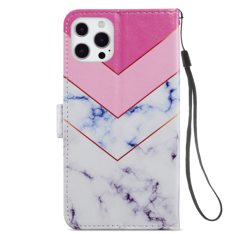 For iPhone 13 Pro Painted Pattern Horizontal Flip Leather Case with Holder & Card Slots & Photo Frame