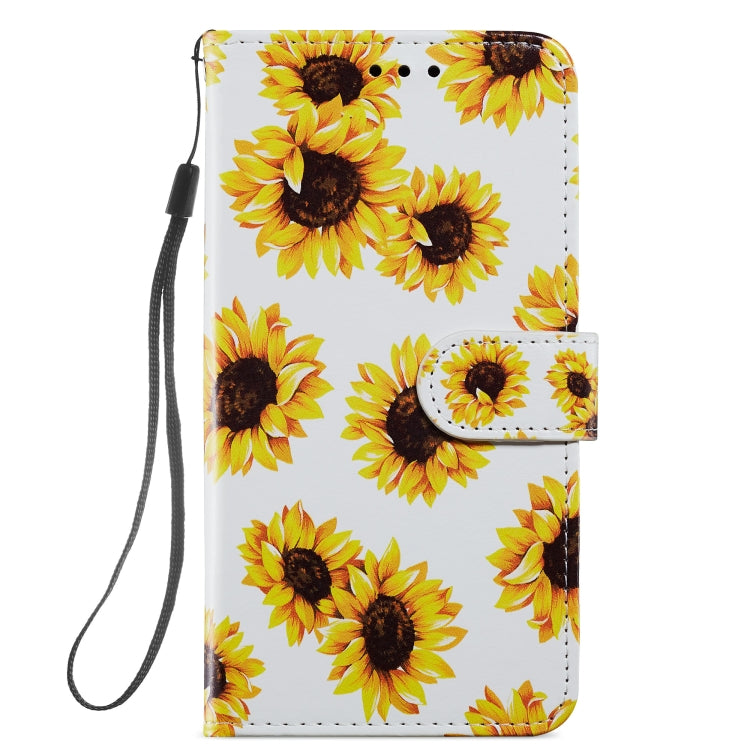 For iPhone 13 Pro Max Painted Pattern Horizontal Flip Leather Case with Holder & Card Slots & Photo Frame