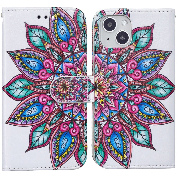 For iPhone 13 Horizontal Flip Leather Case with Holder & Card Slots & Photo Frame & Wallet