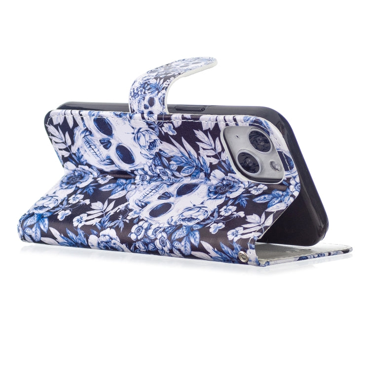 For iPhone 13 Horizontal Flip Leather Case with Holder & Card Slots & Photo Frame & Wallet