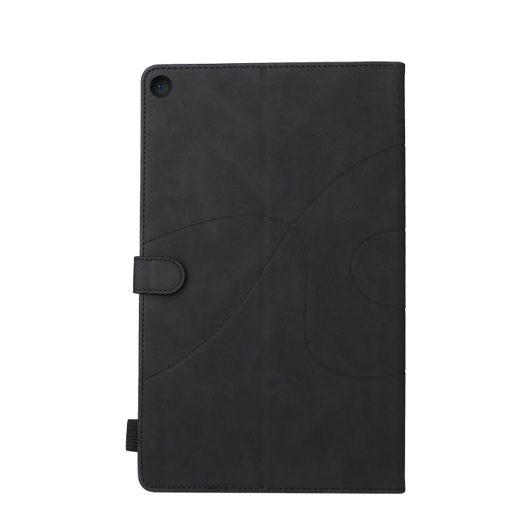 For Amazon Fire HD 10 2017 Dual-color Splicing Horizontal Flip PU Leather Case with Holder & Card Slots & Sleep / Wake-up Function
