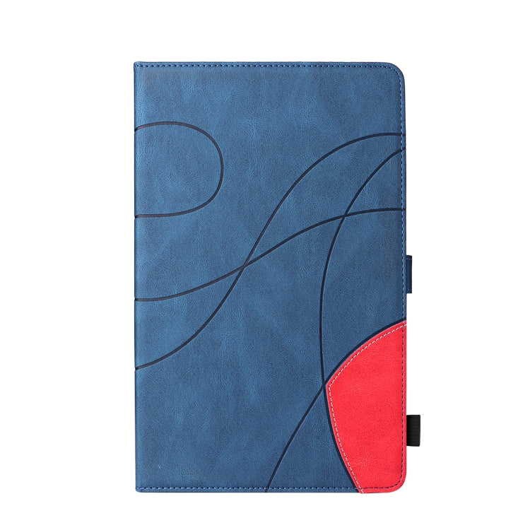 For Amazon Fire HD 10 2017 Dual-color Splicing Horizontal Flip PU Leather Case with Holder & Card Slots & Sleep / Wake-up Function