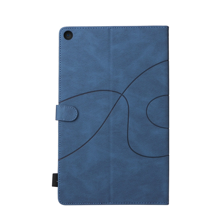 For Amazon Fire HD 10 2017 Dual-color Splicing Horizontal Flip PU Leather Case with Holder & Card Slots & Sleep / Wake-up Function