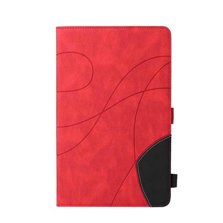 For Amazon Fire HD 10 2017 Dual-color Splicing Horizontal Flip PU Leather Case with Holder & Card Slots & Sleep / Wake-up Function