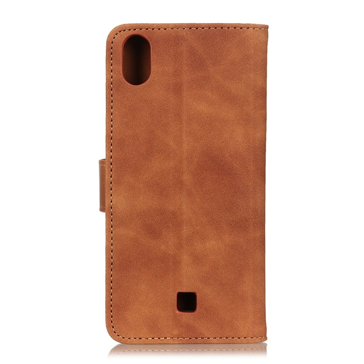 For LG K20 (2019) Retro Texture PU + TPU Horizontal Flip Leather Case with Holder & Card Slots & Wallet