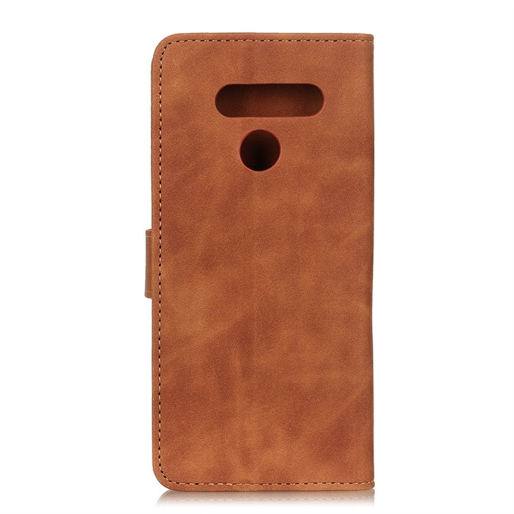 For LG Q60 / K50 Retro Texture PU + TPU Horizontal Flip Leather Case with Holder & Card Slots & Wallet