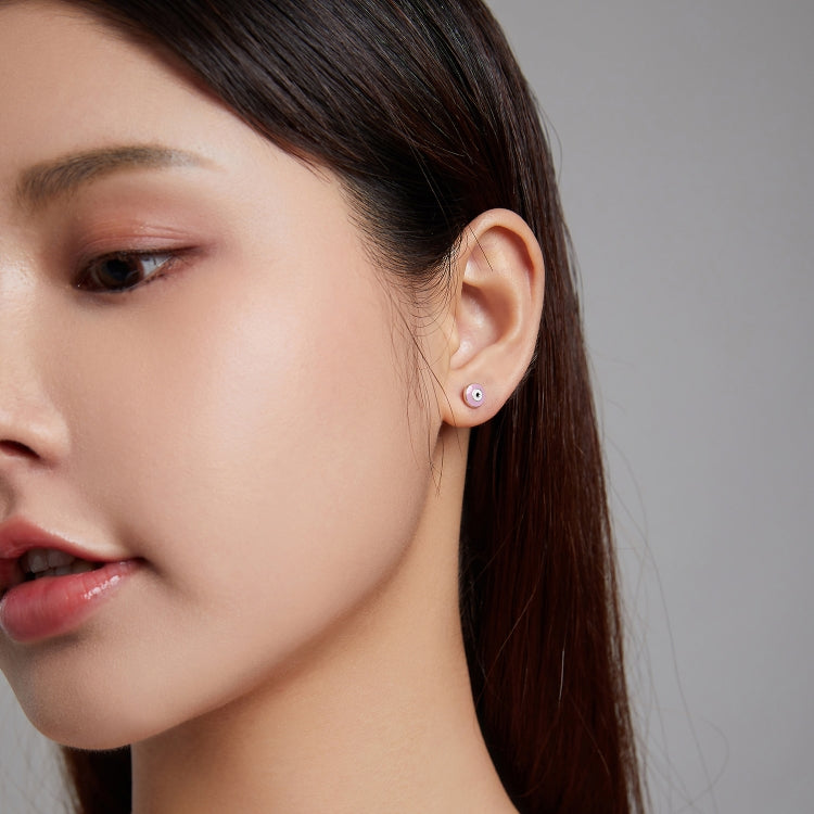 S925 Sterling Silver Demon Eye Women Earrings