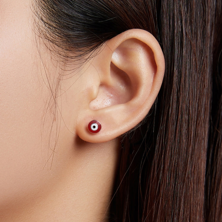 S925 Sterling Silver Demon Eye Women Earrings