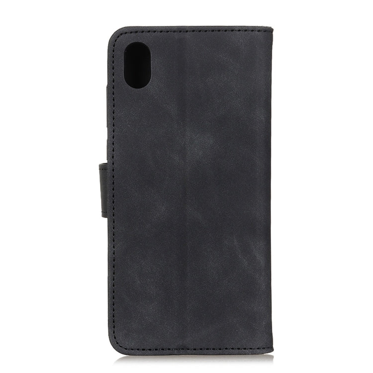 For Motorola Moto E6 Retro Texture PU + TPU Horizontal Flip Leather Case with Holder & Card Slots & Wallet