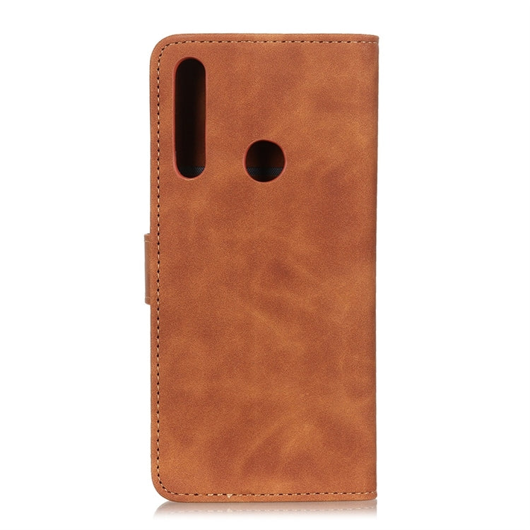For Motorola Moto G8 Plus Retro Texture PU + TPU Horizontal Flip Leather Case with Holder & Card Slots & Wallet