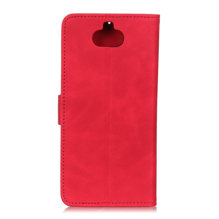 For Sony Xperia 10 Plus Retro Texture PU + TPU Horizontal Flip Leather Case with Holder & Card Slots & Wallet
