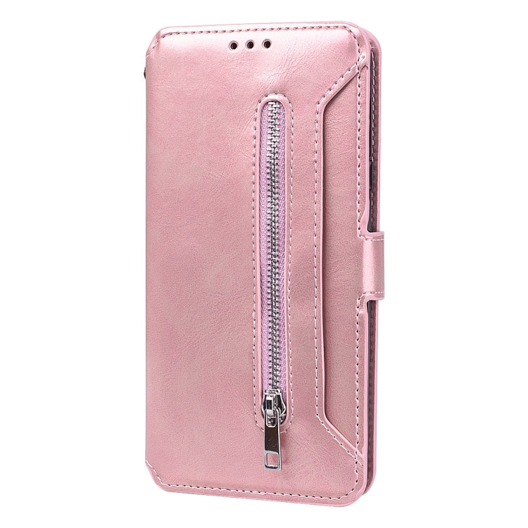 For LG Q Stylo 4 / Stylo 5 Zipper Horizontal Flip Leather Case with Holder & Card Slot & Wallet