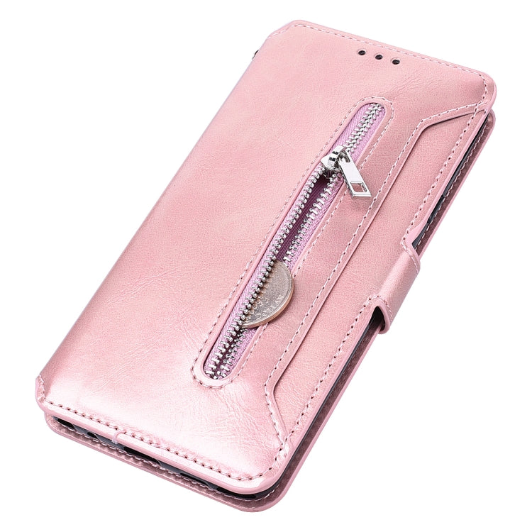 For LG Q Stylo 4 / Stylo 5 Zipper Horizontal Flip Leather Case with Holder & Card Slot & Wallet