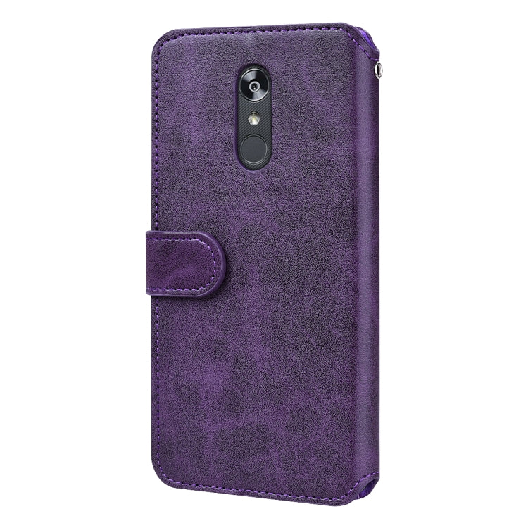 For LG Q Stylo 4 / Stylo 5 Zipper Horizontal Flip Leather Case with Holder & Card Slot & Wallet