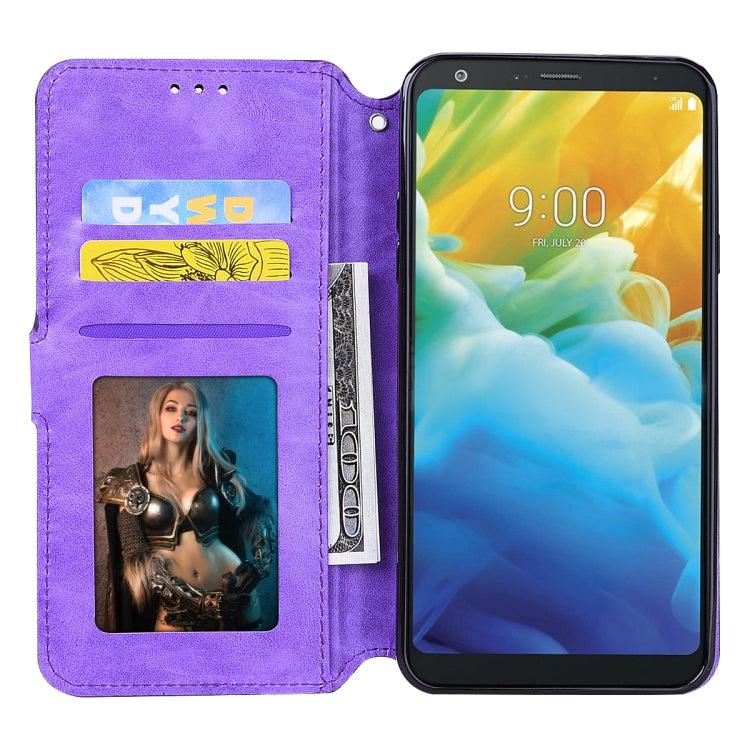 For LG Q Stylo 4 / Stylo 5 Zipper Horizontal Flip Leather Case with Holder & Card Slot & Wallet