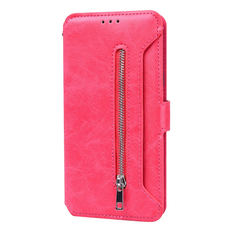 For LG Q Stylo 4 / Stylo 5 Zipper Horizontal Flip Leather Case with Holder & Card Slot & Wallet