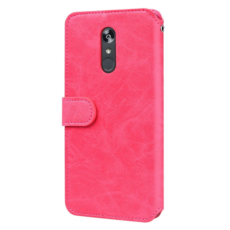 For LG Q Stylo 4 / Stylo 5 Zipper Horizontal Flip Leather Case with Holder & Card Slot & Wallet