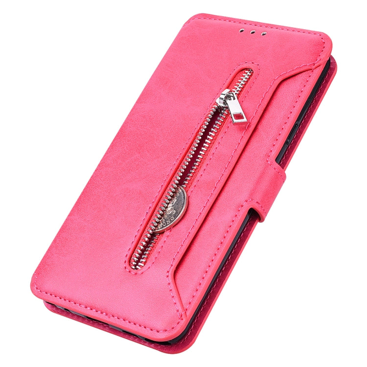 For LG Q Stylo 4 / Stylo 5 Zipper Horizontal Flip Leather Case with Holder & Card Slot & Wallet
