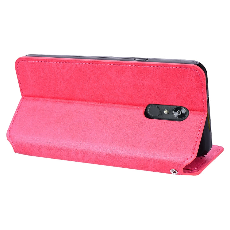 For LG Q Stylo 4 / Stylo 5 Zipper Horizontal Flip Leather Case with Holder & Card Slot & Wallet