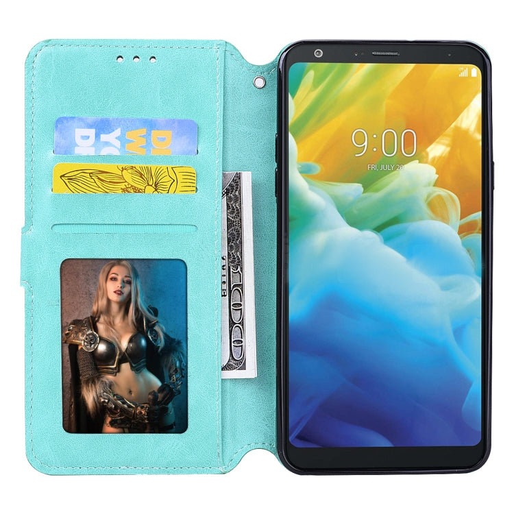 For LG Q Stylo 4 / Stylo 5 Zipper Horizontal Flip Leather Case with Holder & Card Slot & Wallet
