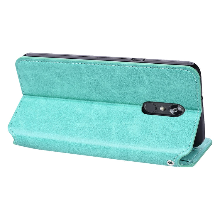 For LG Q Stylo 4 / Stylo 5 Zipper Horizontal Flip Leather Case with Holder & Card Slot & Wallet
