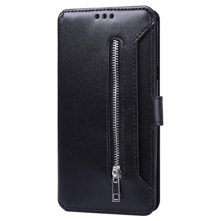For LG Q Stylo 4 / Stylo 5 Zipper Horizontal Flip Leather Case with Holder & Card Slot & Wallet
