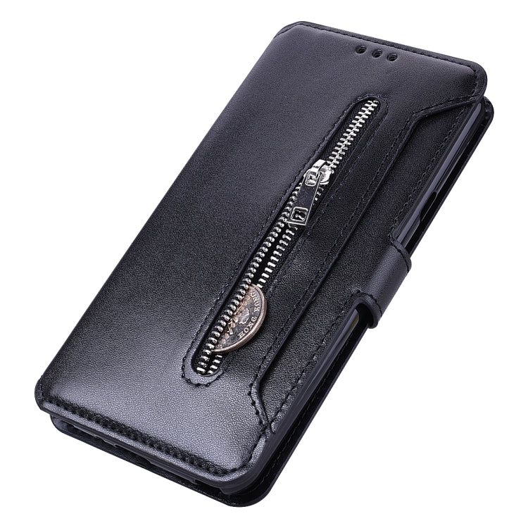 For LG Q Stylo 4 / Stylo 5 Zipper Horizontal Flip Leather Case with Holder & Card Slot & Wallet