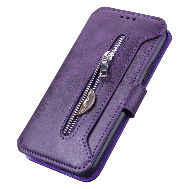 For iPhone 11 Pro Max Zipper Horizontal Flip Leather Case with Holder & Card Slot & Wallet