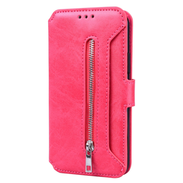 For iPhone 11 Pro Max Zipper Horizontal Flip Leather Case with Holder & Card Slot & Wallet