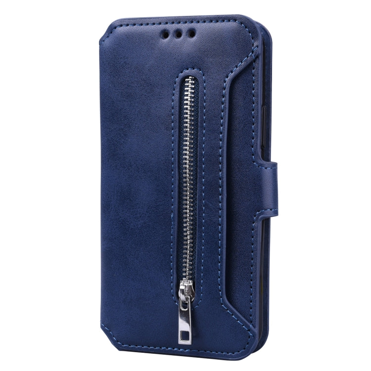 For iPhone 11 Pro Max Zipper Horizontal Flip Leather Case with Holder & Card Slot & Wallet