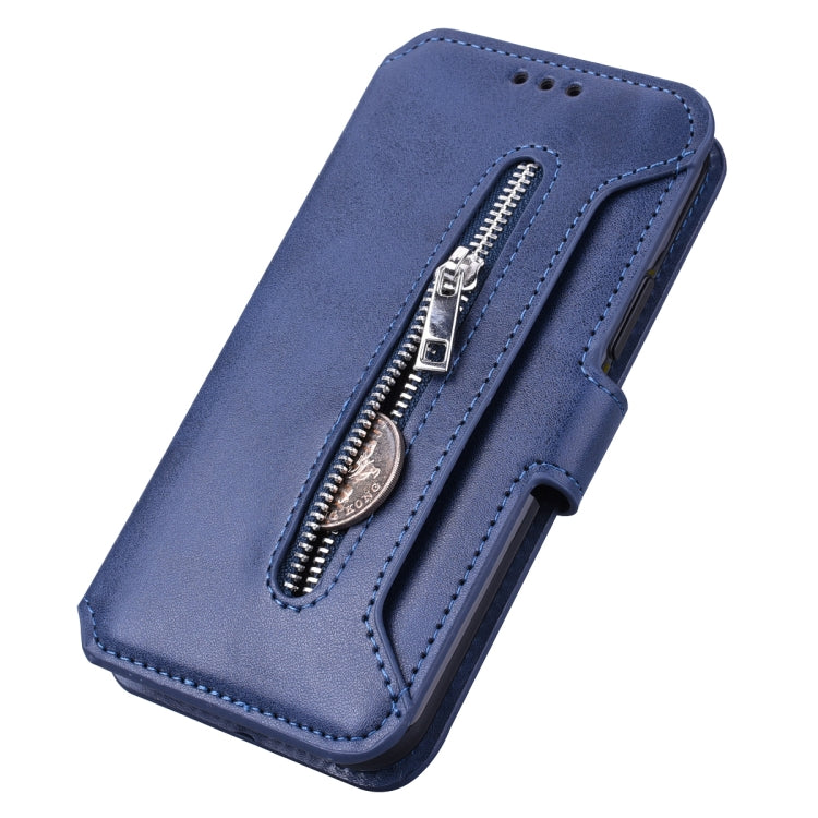 For iPhone 11 Pro Max Zipper Horizontal Flip Leather Case with Holder & Card Slot & Wallet