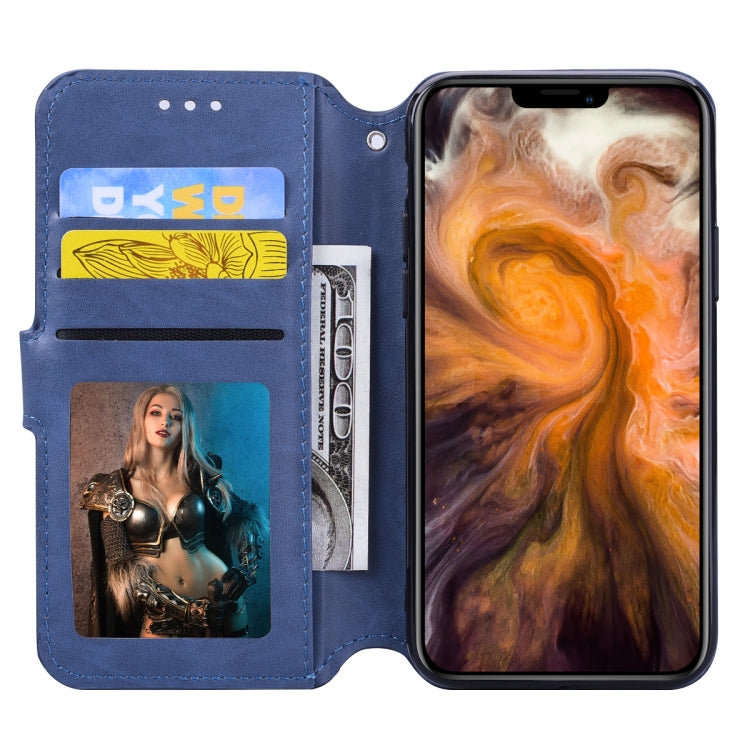 For iPhone 11 Pro Max Zipper Horizontal Flip Leather Case with Holder & Card Slot & Wallet