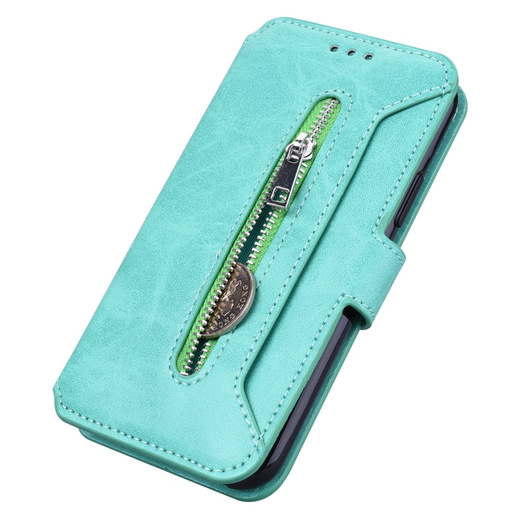 For iPhone 11 Pro Max Zipper Horizontal Flip Leather Case with Holder & Card Slot & Wallet