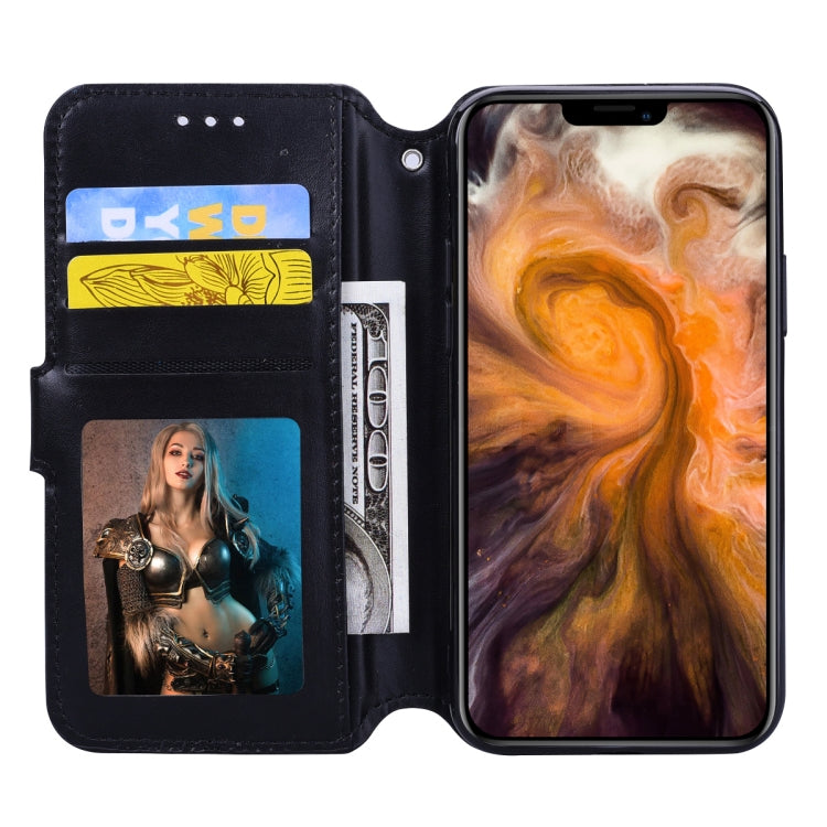 For iPhone 11 Pro Max Zipper Horizontal Flip Leather Case with Holder & Card Slot & Wallet