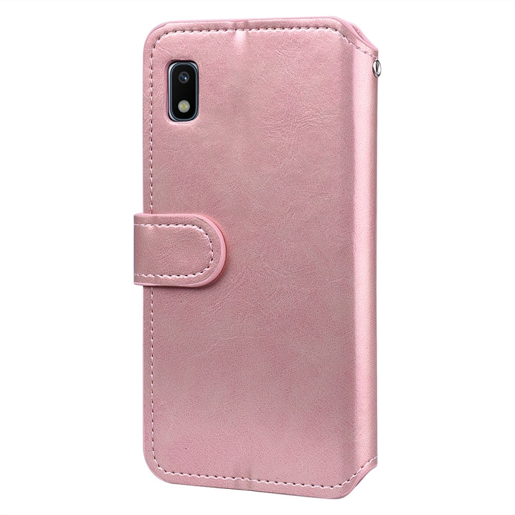 For Galaxy A10e Zipper Horizontal Flip Leather Case with Holder & Card Slot & Wallet