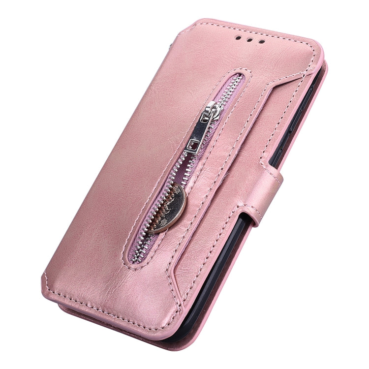 For Galaxy A10e Zipper Horizontal Flip Leather Case with Holder & Card Slot & Wallet