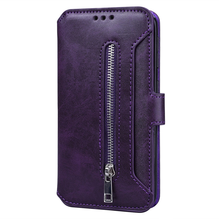 For Galaxy A10e Zipper Horizontal Flip Leather Case with Holder & Card Slot & Wallet
