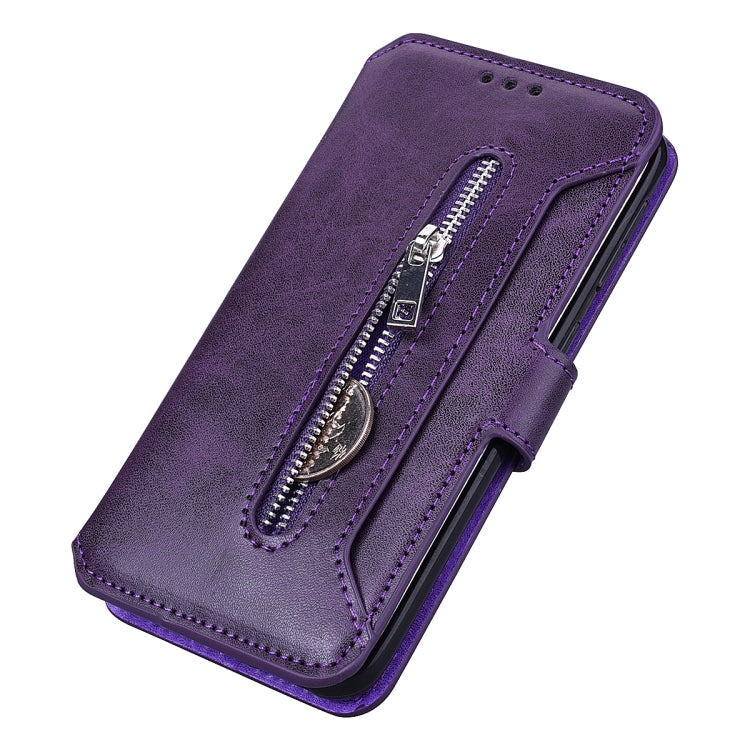 For Galaxy A10e Zipper Horizontal Flip Leather Case with Holder & Card Slot & Wallet