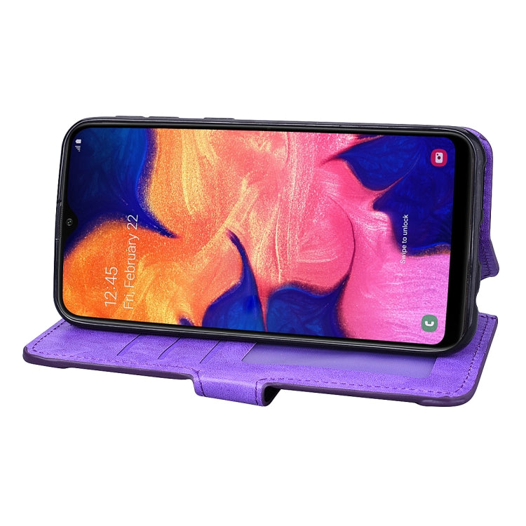 For Galaxy A10e Zipper Horizontal Flip Leather Case with Holder & Card Slot & Wallet