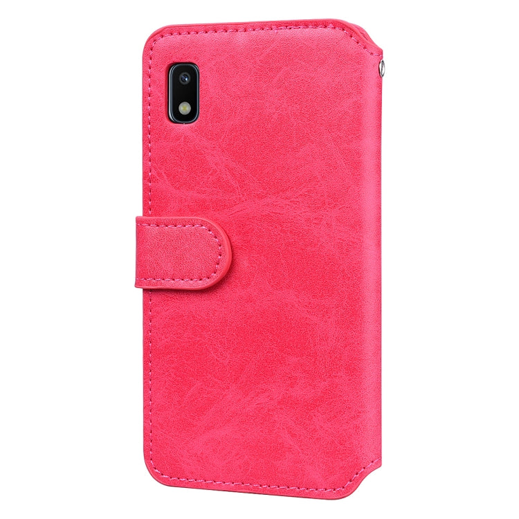 For Galaxy A10e Zipper Horizontal Flip Leather Case with Holder & Card Slot & Wallet